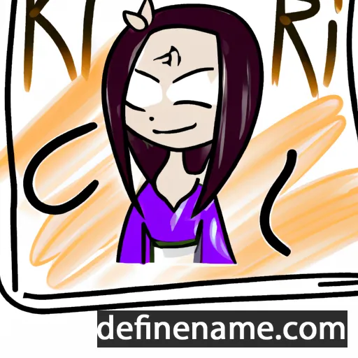 cartoon of the name Kiri