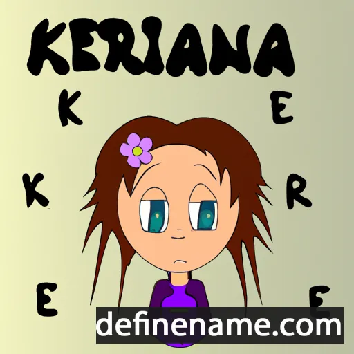 Kiriena cartoon