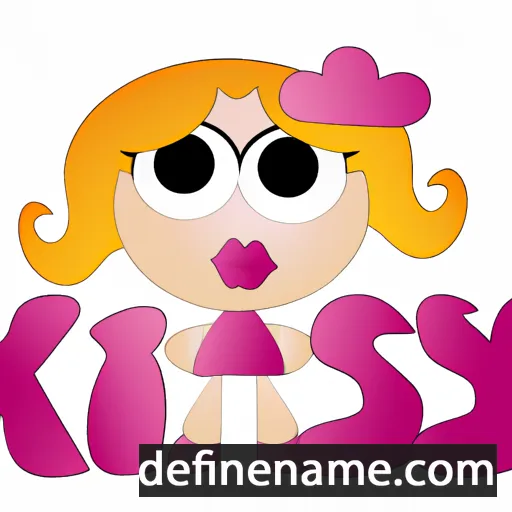 Kissy cartoon