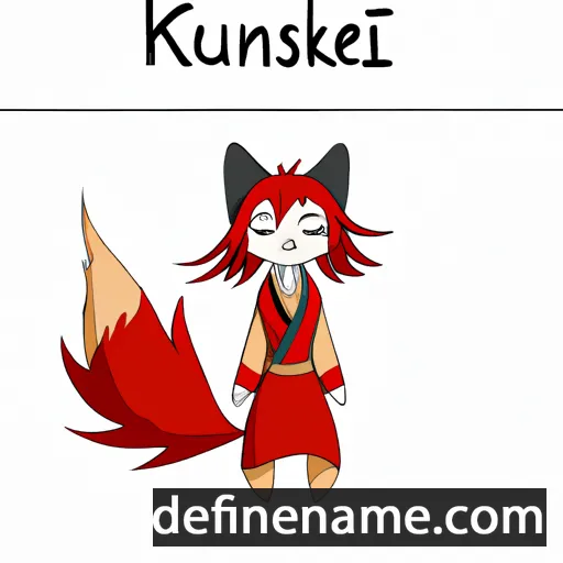 Kitsune cartoon