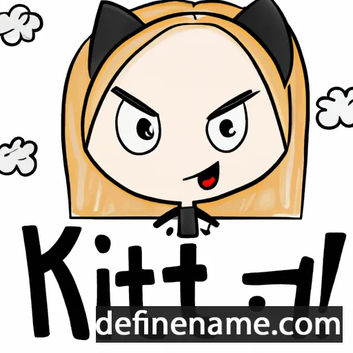 cartoon of the name Kitti