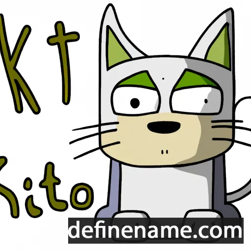 cartoon of the name Kitto