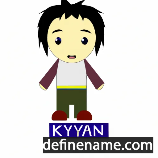 cartoon of the name Kiyan