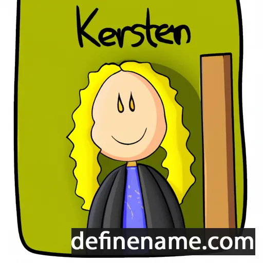 Kjersten cartoon