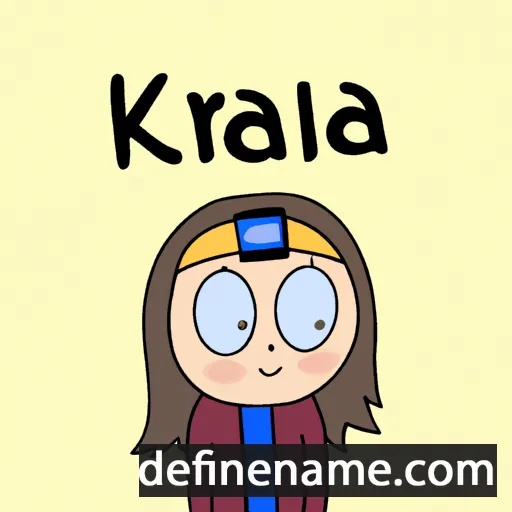 Klárika cartoon