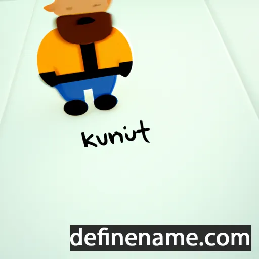 Knútur cartoon