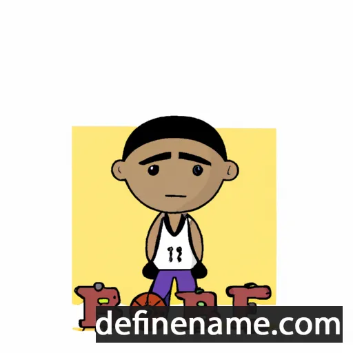 cartoon of the name Kobe