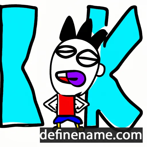 cartoon of the name Kok