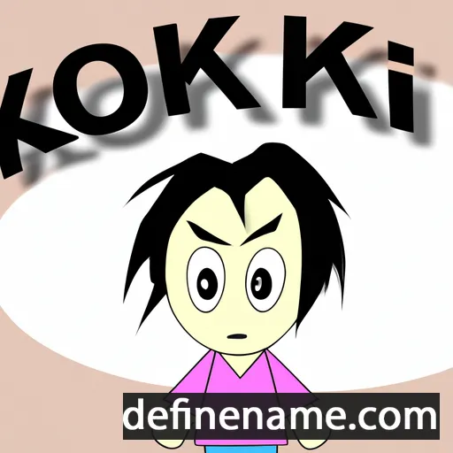 cartoon of the name Koki