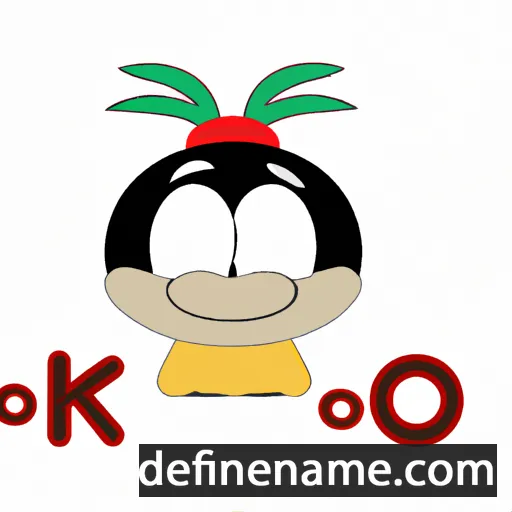 cartoon of the name Koko