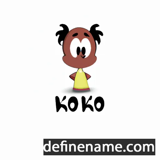 cartoon of the name Koko