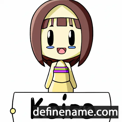 cartoon of the name Kokoro