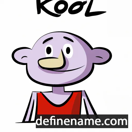 cartoon of the name Kol