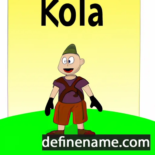 Kolia cartoon