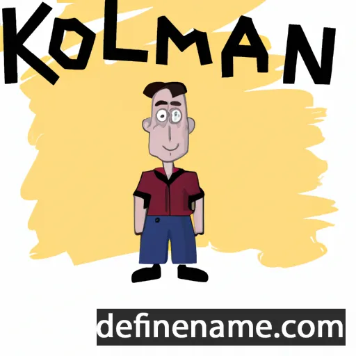 cartoon of the name Kolman