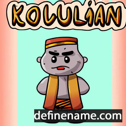 cartoon of the name Kolumban