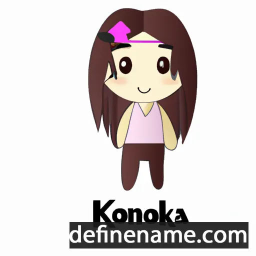 Konoka cartoon