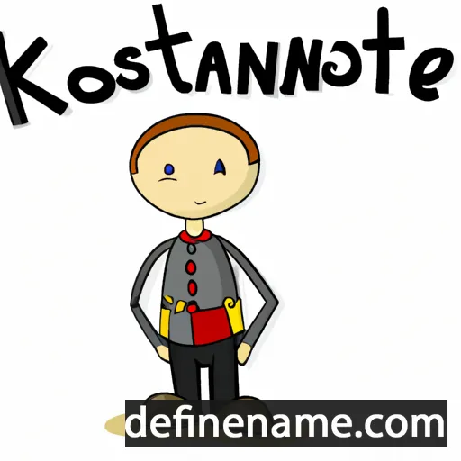 Konstancie cartoon