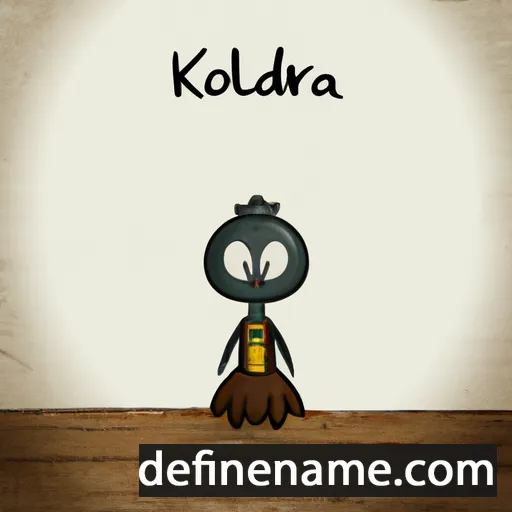 Kordula cartoon