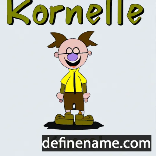 Korneel cartoon