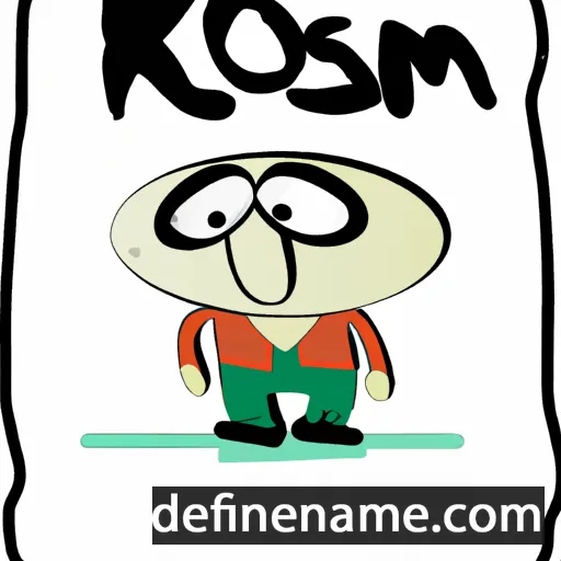 Kosim cartoon