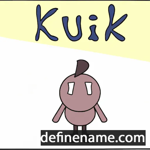 K'ûik cartoon