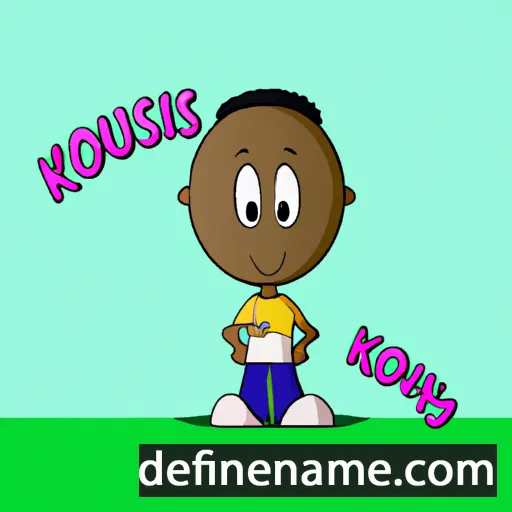 cartoon of the name Kouassi