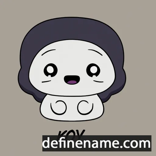 cartoon of the name Koya