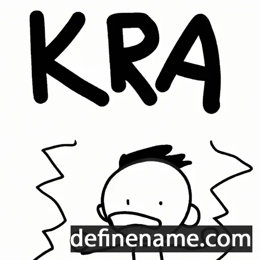 Kra cartoon