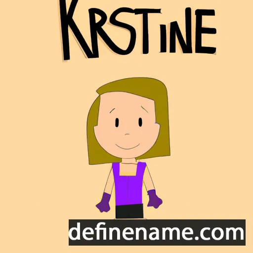 Kristene cartoon