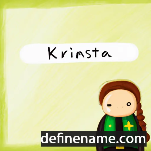 Kristianna cartoon