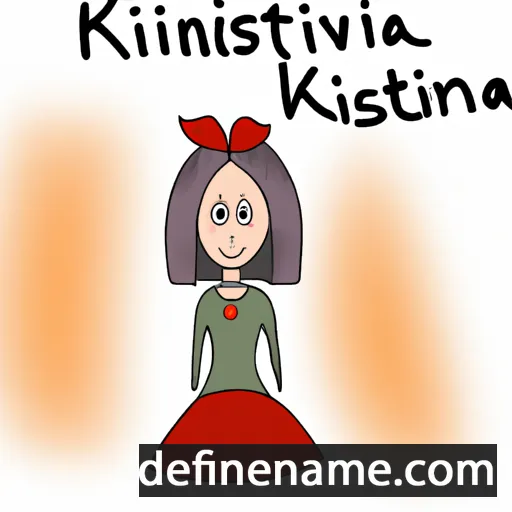 Kristvina cartoon