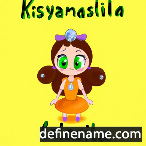 Krystalina cartoon