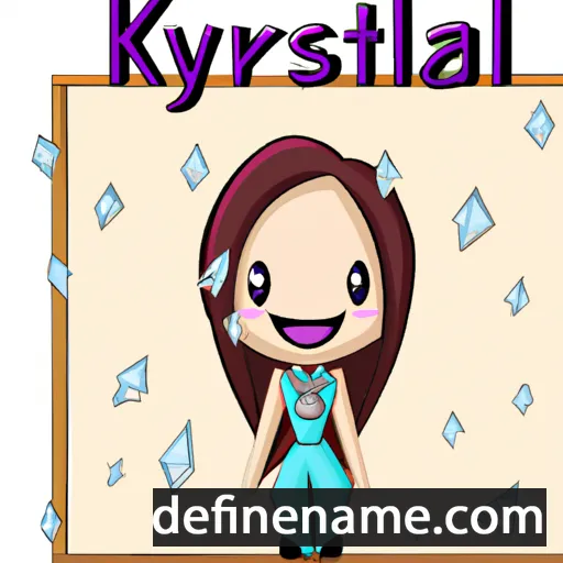 Krystall cartoon