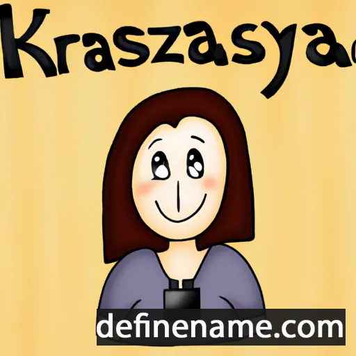 Krzystyjana cartoon