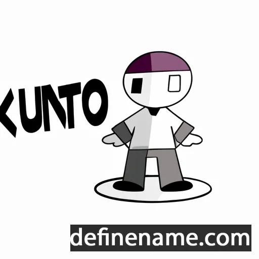 cartoon of the name Kunto