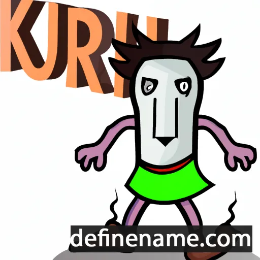 cartoon of the name Kurak