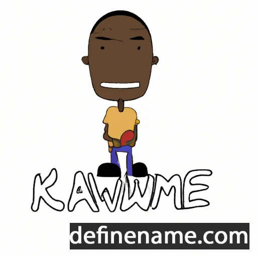 Kwamaine cartoon