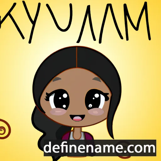 Kyanna cartoon