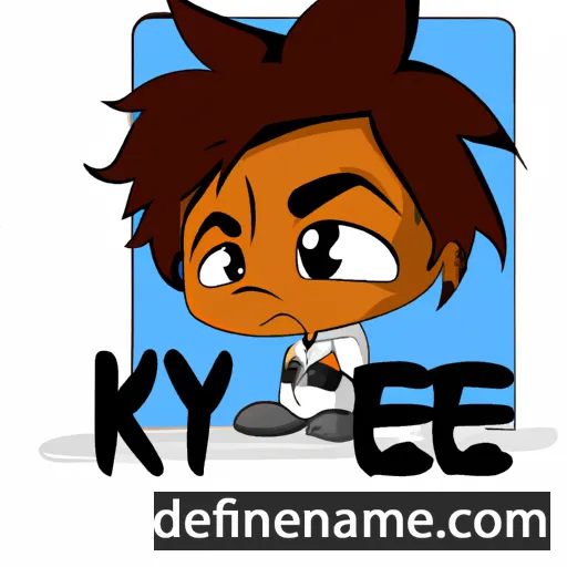 cartoon of the name Kye