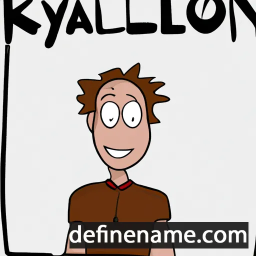 cartoon of the name Kylon