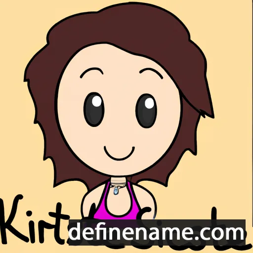 Kyrstie cartoon