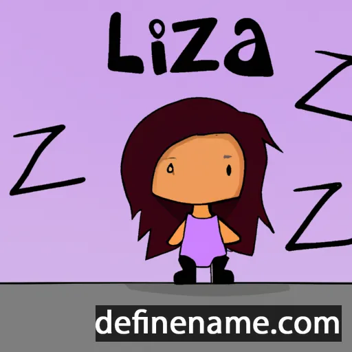 Laíza cartoon