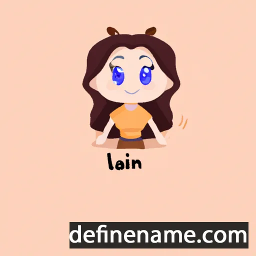 cartoon of the name Laini