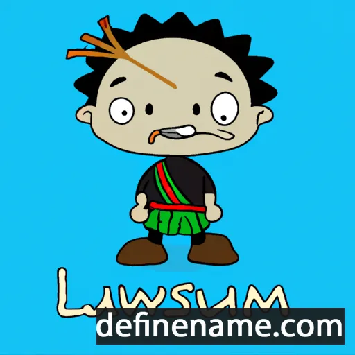 Laisumwi cartoon