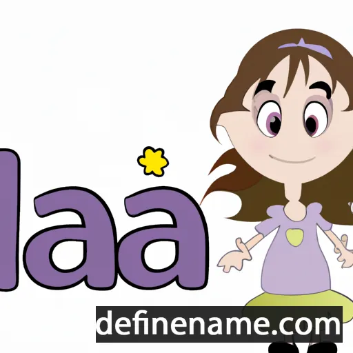 cartoon of the name Lala