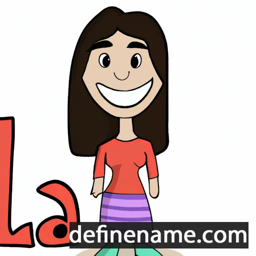 cartoon of the name Lali