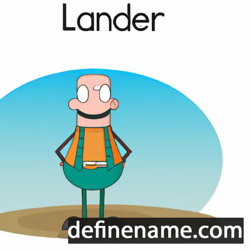 Lander cartoon