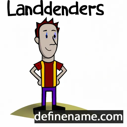 Landers cartoon