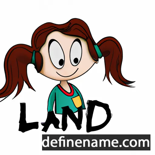 cartoon of the name Landi